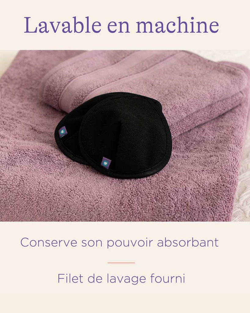 Lot de 8 coussinets lavables