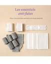 Kit protection anti-fuites Postpartum (serviettes maternité, slips, alèses)