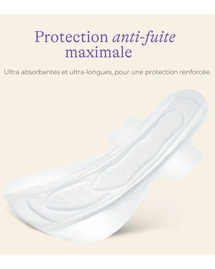 Kit protection anti-fuites Postpartum (serviettes maternité, slips, alèses)